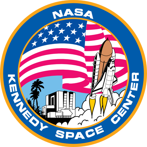 Kennedy Space Center logoen vektor image